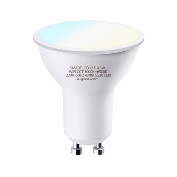 Aigostar L Mpada Led Wifi Inteligente Cw Gu W Kuantokusta