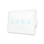 Smartify Interruptor Inteligente de Luz WiFi duplo 4 botões - Branco - SYIDL2L2
