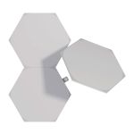 Iluminação Ambiente Nanoleaf Shapes Hexagons Wi-Fi Modular RGBW Room Decor &amp; Gaming - Expansion Pack (3 Painéis) NL42-0001HX-3PK