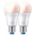 WIZ 2X A60 E27 White and Color Ambiance LED 8719514550094 - 8719514550094