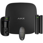 Ajax Kit Alarme Profissional S/ Fios Gsm Anti-intrusão (preto) - AJ-STARTERKIT-CAM