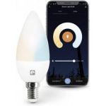 Garza Lighting SmartHome, Lâmpada LED WiFi CCT, 5.5W, Vela E14, Inteligente, Control Voz y App, Cambio Intensidad y Tonalidad 401273A