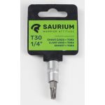 Saurium Chave de Caixa Torx, T30, 1/4 - 47126