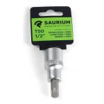 Saurium Chave de Caixa Torx, T50, 1/2 - 47134