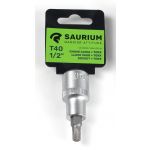 Saurium Chave de Caixa Torx, T40, 1/2 - 47132