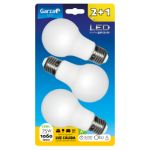 Garza Lighting, Blister de 3 Bombillas LED Standard 12W, E27, 220º, 1060 lúmenes, 3000K, Luz Cálida 462041A