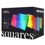 Twinkly Squares RGB LED Panel Starter Set 16x16cm Incl. Power Supply Unit