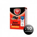 Pack 10 Unidades. Protect Home Control Plaga Completo para Ratas e Ratones, Cebo Brodi 10 Dosis Pasta 15 Grs. LoteSGSai290