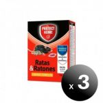 Pack 3 Unidades. Protect Home Control Plaga Completo para Ratas e Ratones, Cebo Brodi 10 Dosis Pasta 15 Grs. LoteSGSai288