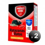Pack 2 Unidades. Protect Home Control Completo Ratas e Ratones, Roedores Brodi, Cebo Cereal com 3 Dosis 50 Grs. LoteSGSai282