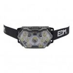 EDM - Lanterna Frontal a Pilas 5w + 8x1w 400lm 9 Leds EDM ELK-36123