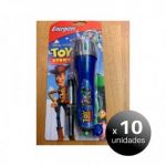 Pack 10 Unidades. Lanterna Toy Story com 2 Pilas Energizer Aa LoteSGSai1152