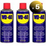 Pack 5 Unidades. WD-40, Pack 3 Unidades Lubricante Multiusos 400 ml-WD40 LoteSGSai2942