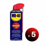 Pack 5 Unidades.WD-40, Lubricante Multi-uso Spray 400 ml. -WD40 LoteSGS1208