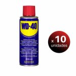 Pack 10 Unidades.WD-40, Lubricante Multiuso Spray 200 ml. WD40 LoteSGS1083