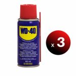 Pack 3 Unidades.WD-40 Lubricante Multiuso Spray, 100 ml. WD40 LoteSGS1081
