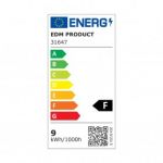 EDM - Downlight LED Empotrar 9w 806lm ra80 6400k Redondo Color Blanco ø9cm EDM ELK-31647