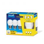 Garza Pack 3 Lâmpadas LED E27 Esférica 810 Lm Luz Amarela - 83862083