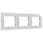 Shelly Espelho Triplo P/ Interruptores (branco) Wall Frame 3 - SHELLY-WF3WH