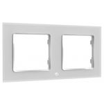 Shelly Espelho Duplo P/ Interruptores (branco) Wall Frame 2 - SHELLY-WF2WH