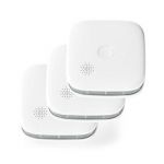 Nedis Detector de Fumo |Wi-Fi Alimentado por baterias Pack 3 x sensores - WIFIDS20WT3
