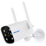 Câmera de segurança IP Escam PT301 Wifi Onvif Branco- ESCAM_PT301