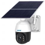 Câmera de segurança IP Escam QF724 Solar 4G/LTE 24 horas de gravação Branco- ESCAM_QF724