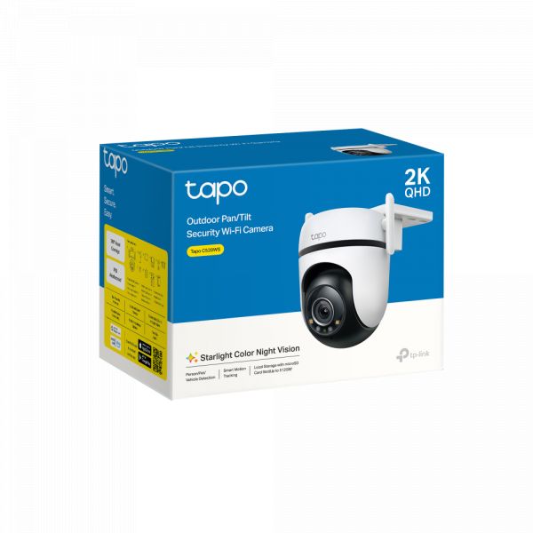 TP-Link Tapo C520WS Câmara de Segurança Wi-Fi Exterior 2K Pan/Tilt
