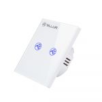 Tellur Interruptor Elétrico Smart Wifi Com/Sem Neutro 2 Portas 1800W 10A - TLL331491