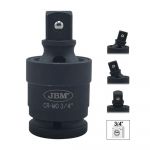 Jbm 3/4´´ Universal Joint Impact Socket Preto