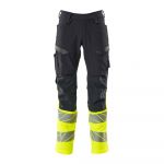Mascot Accelerate Safe 19879 Big Trousers With Knee Pad Pockets Amarelo 48 / 32