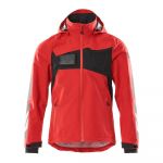 Mascot Accelerate 18301 Jacket With Outer Lining Hood Vermelho M