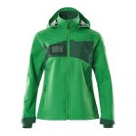 Mascot Accelerate 18311 Jacket With Outer Lining Hood Verde 5XL