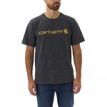 Carhartt Core Logo Relaxed Fit Short Sleeve T-shirt Castanho 2XL