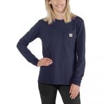 Carhartt Workwear Pocket Long Sleeve T-shirt Azul XL