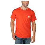 Carhartt Force Flex Pocket Relaxed Fit Short Sleeve T-shirt Laranja M