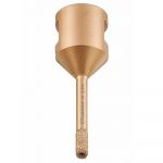 Cortag Broca 61875 Dry Diamond Drill Bit Dourado
