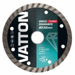 Vatton 230 Mm Turbo Disco de Diamante Prateado