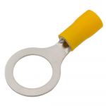 Euroconnex 2040097 13 Mm 19.2 Mm Round Preinsulated Terminal 100 Unidades Amarelo