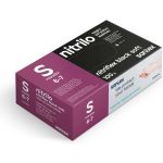 Santex Nitriflex Black Soft Pack De 100 Guantes De Nitrilo Para Examen Talla S - 3.5 Gramos