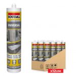 Soudal Silicone Universal Alumínio 12x280ml