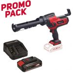 Einhell Pistola Silicone Te-sg 18/10 Li Solo + Bateria 18V 2.5Ah + Carregador