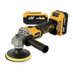 Blim Rebarbadeira Blim A Bateria 115mm 20v 4ah + Kit De Polimento Inclui 2 Baterias E Mala De Transporte