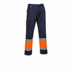 PW Calça Bicolor Combat de Alta Visibilidade E049 Laranja/Marinho L - AAAE049LML
