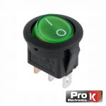 PROK Interruptor Basculante C/ Luz 16A-250V Spst On-Off ITR011G/25