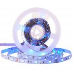 Beliani Fita LED Multicolor Branco com RGB 16 Cores e Controlo Remoto 5 Metros Kikori