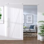 Kit de Ferragens para Porta Deslizante 200 cm Aço Branco - 181870666