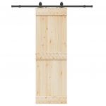 Kit de Ferragens para Porta Deslizante 183 cm Aço Preto - 520054127