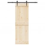 Kit de Ferragens para Porta Deslizante 152,5 cm Aço Preto - 3924440322