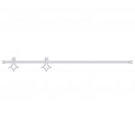 Kit de Ferragens para Porta Deslizante 200 cm Aço Branco - 3839443302